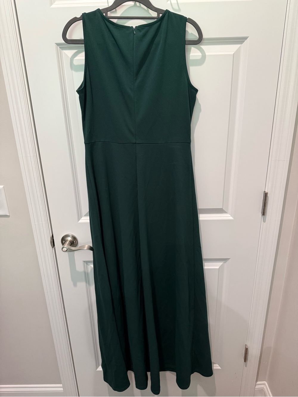 Sleeveless Emerald V-Neck Maxi Dress NWT - Picture 8 of 11